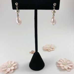 Beautiful Pink Swarovski Earrings